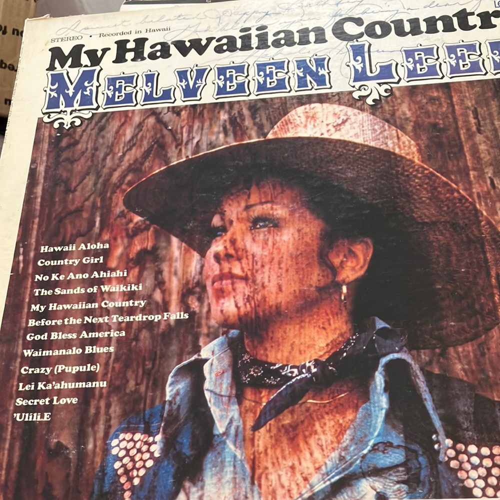 My Hawaiian country Melveen leed lp